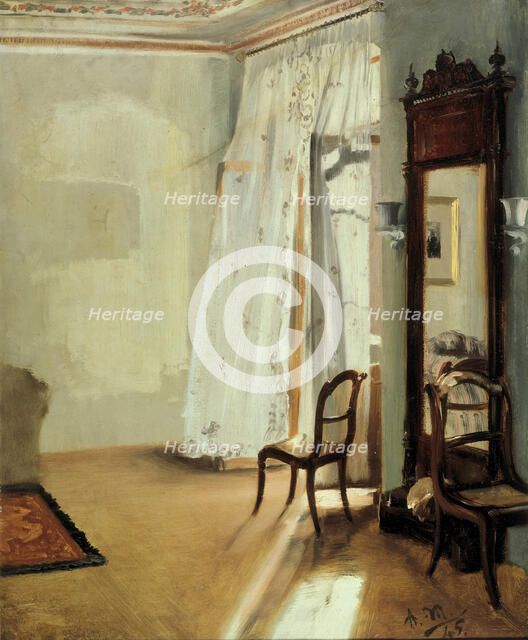 The Balcony Room, 1845. Artist: Menzel, Adolph Friedrich, von (1815-1905)