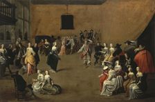 The Ball, 1662. Creator: Hieronymus Janssens