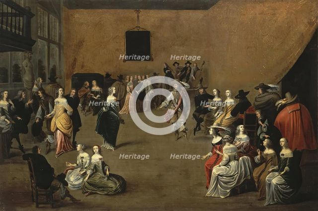 The Ball, 1662. Creator: Hieronymus Janssens.
