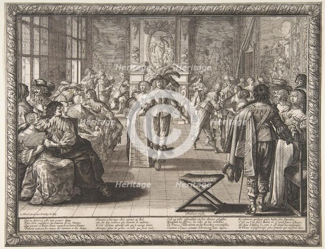 The Ball, ca. 1634. Creator: Abraham Bosse.