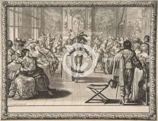 The Ball, ca. 1634. Creator: Abraham Bosse.