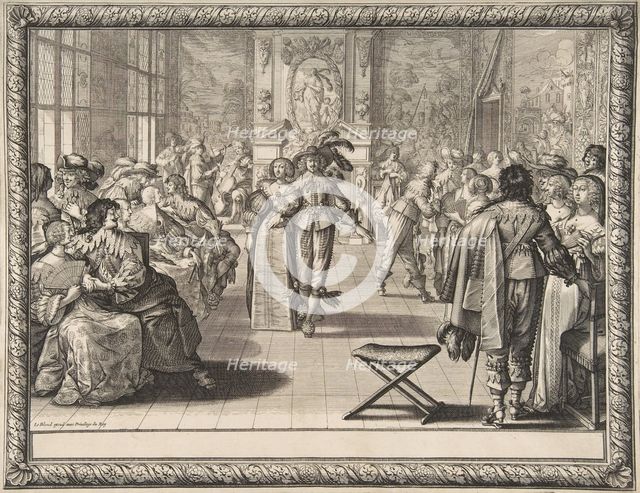 The Ball, ca. 1634. Creator: Abraham Bosse.