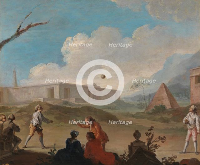 The Ball Game, c1779. Creator: Charles Joseph Flipart.