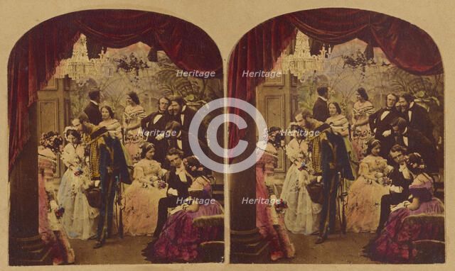 The Ball Room, about 1857. Creators: London Stereoscopic & Photographic Co, Joseph John Elliott.