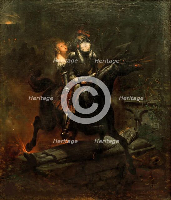 The Ballad of Lenora, 1839. Creator: Vernet, Horace (1789-1863).