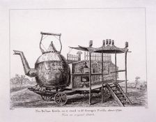 The Balloon Kettle, St George's Fields, Southwark, London, 1852. Artist: Anon