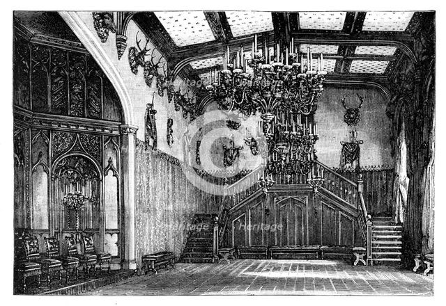 The Ballroom, Balmoral Castle, Scotland. Artist: Unknown