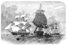 The Baltic Flying Squadron of 1856: Falcon, Harrier, Samson, Imperieuse, Arrogant, Euryalus, Amphion Creator: Unknown