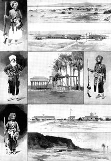The Baluchistan Disturbance: views and military types of the district, 1898. Creator: Unknown
