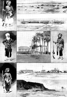 The Baluchistan Disturbance: views and military types of the district, 1898. Creator: Unknown