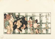 The Bamboo Fence, 1904. Creator: Helen Hyde