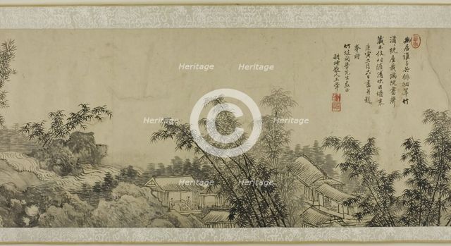 The Bamboo Slope, Qing dynasty (1644-1912), 1710. Creator: Wang Hui.