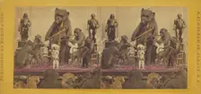The Band. - \Music hath charms to soothe the savage beast.\, 1870. Creator: Eugene S. M. Haines
