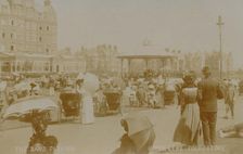 The Band Playing - Upper Leas, Folkestone late 19th-early 20th century