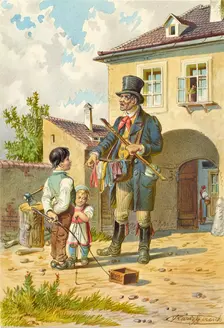 The Bandelchanker, around 1848. Creator: Franz Gerasch