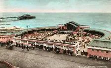 The bandstand, Worthing, West Sussex, early 20th century