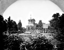 The bandstand, Cremorne Gardens, Kensington, London, 1870-1877. Artist: York & Son