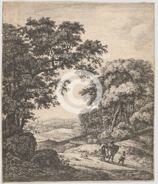 The Banishment of Hagar, 17th century. Creator: Anthonie Waterloo.