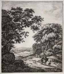 the banishment of Hagar and Ishmael. Creator: Anthonie Waterloo (Dutch, 1609/10-1690)