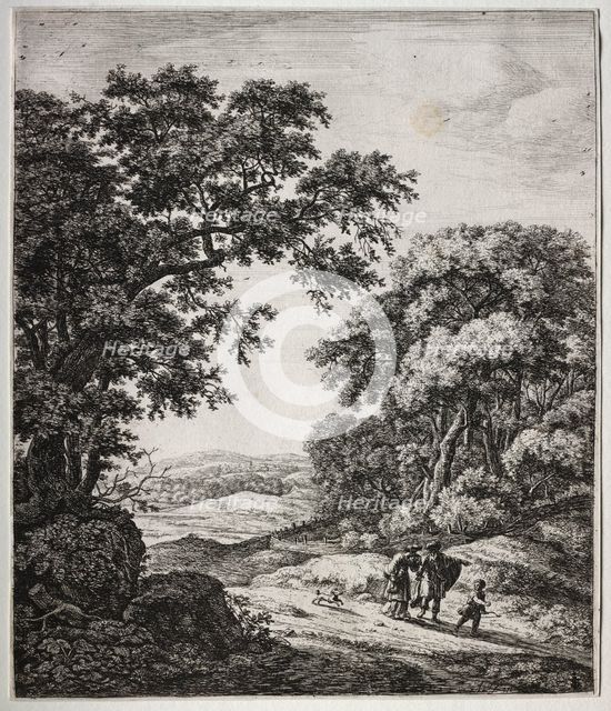 the banishment of Hagar and Ishmael. Creator: Anthonie Waterloo (Dutch, 1609/10-1690).