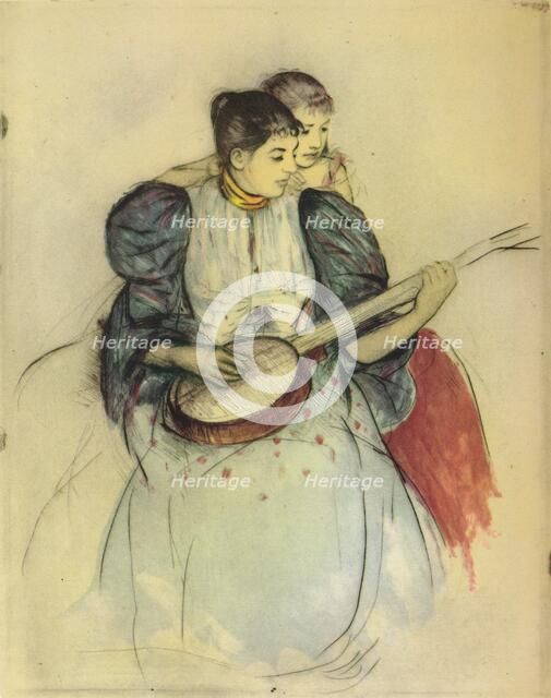 'The Banjo Lesson', 1893, (1946).  Artist: Mary Cassatt.