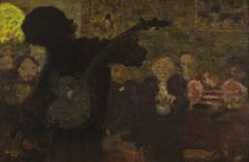 The Banjo Player, 1895. Creator: Bonnard, Pierre (1867-1947)