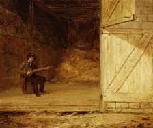 The Banjo Player, between 1850 and 1855. Creator: William Sidney Mount