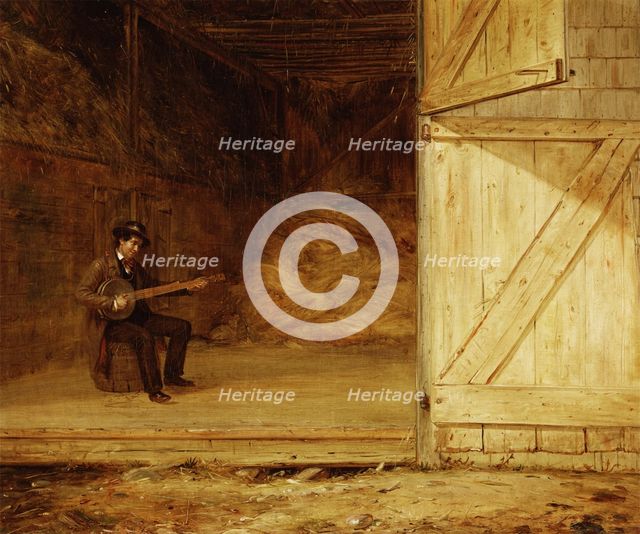 The Banjo Player, between 1850 and 1855. Creator: William Sidney Mount.