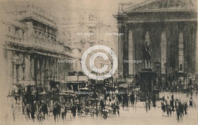 'The Bank', 1927. Creator: William Walcot.