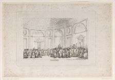 The Bank, January 1792 (reissued)., January 1792 (reissued). Creator: Thomas Rowlandson