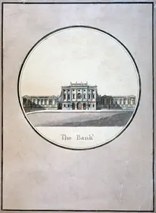 The Bank of England, City of London, 1792. Artist: Anon