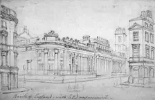 The Bank of England, City of London, c1830. Artist: Thomas Hosmer Shepherd