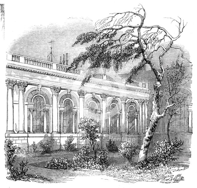 The Bank of England Parlour from the garden, 1844. Creator: Unknown.