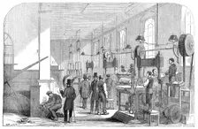 The Bank-Note Printing-Room, at the Bank of England, 1854. Creator: Unknown