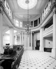The banking hall at Coutt's Bank, The Strand, Westminster, London, 1904. Artist: Bedford Lemere and Company