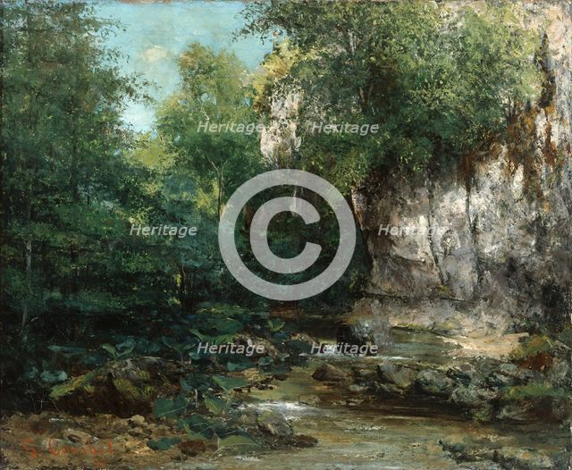 The Banks of a Stream, 1873. Artist: Gustave Courbet.