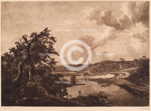 The Banks of a River, (c1649), c1880s. Creator: William Brassey Hole.