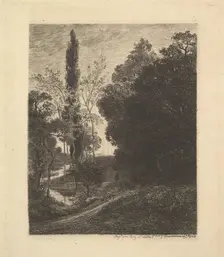 The Banks of Cousin, ca. 1850. Creator: Charles Francois Daubigny