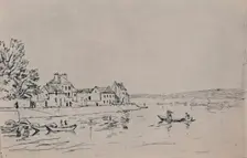The Banks of Loing c.1880s, (1946). Artist: Alfred Sisley