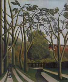 The Banks of the Bièvre near Bicêtre, ca. 1908-09. Creator: Henri Rousseau