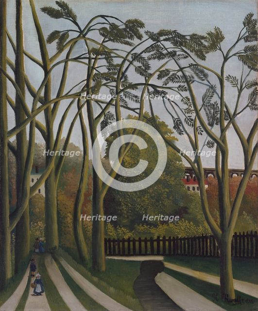The Banks of the Bièvre near Bicêtre, ca. 1908-09. Creator: Henri Rousseau.