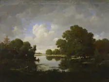 The Banks of the Bouzanne River, 1860-1869. Creator: Theodore Rousseau