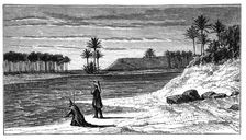 The banks of the Euphrates, c1890