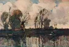 The Banks of the Loir c1900. Artist: William Alfred Gibson