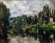 The Banks of the Marne 1888-1895. Artist: Paul Cezanne