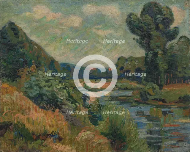 The Banks of the Marne at Charenton, c. 1895. Creator: Armand Guillaumin (French, 1841-1927).