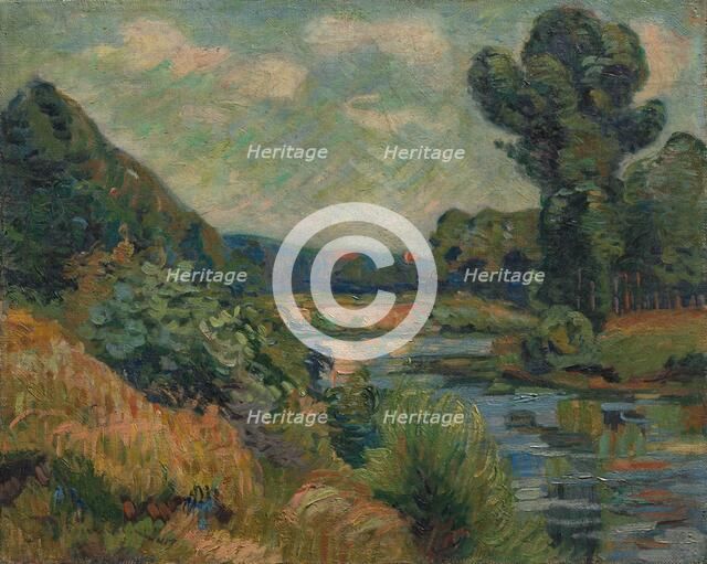 The Banks of the Marne at Charenton, c. 1895. Creator: Armand Guillaumin (French, 1841-1927).