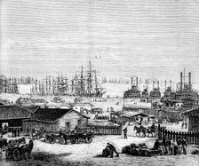 The banks of the Mississippi, c1860s (c1880)