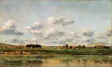 The Banks of the Oise 1859. Artist: Charles François Daubigny