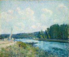 The Banks of the Oise, 1877/1878. Creator: Alfred Sisley